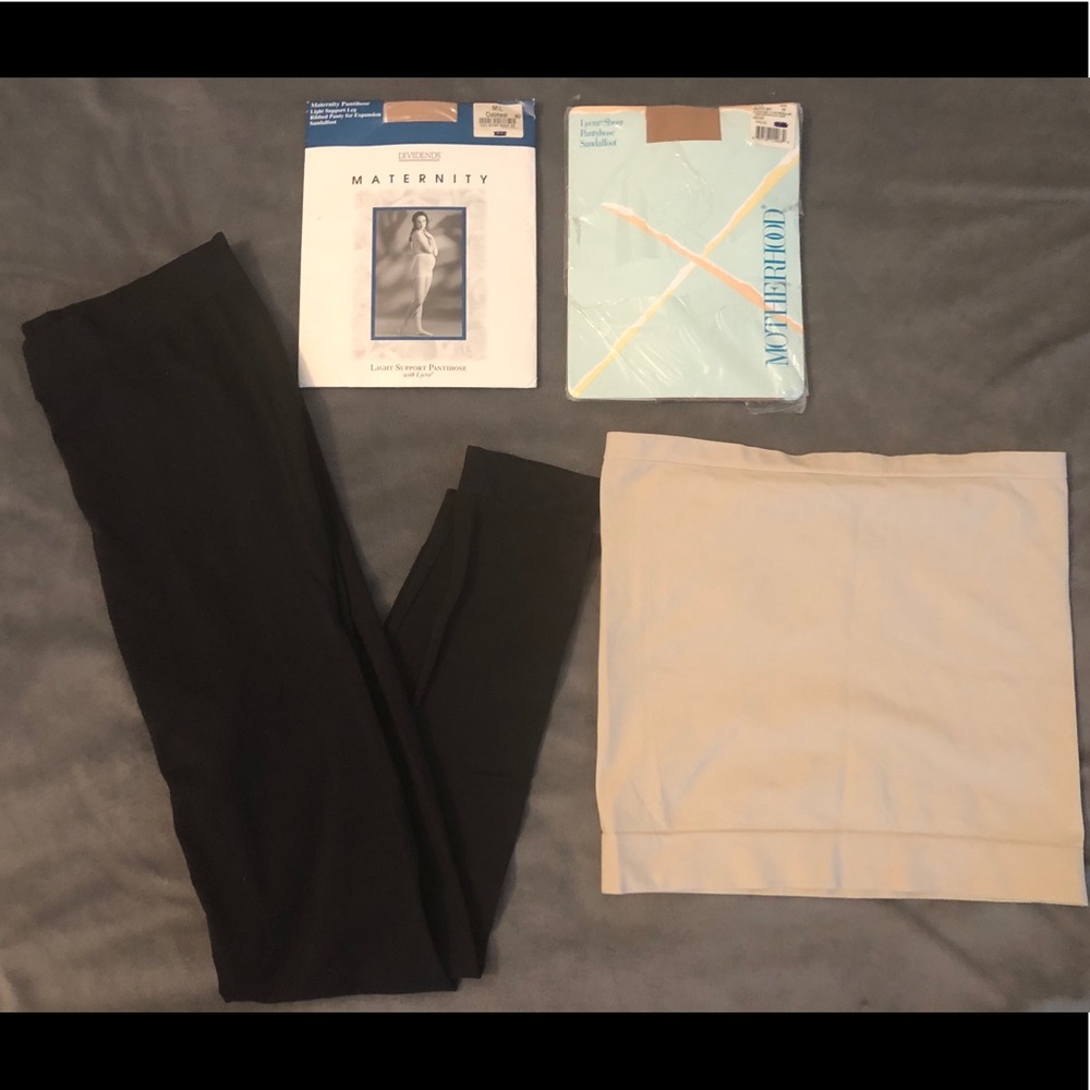 Maternity leggings ,belly band ,sheer pantyhose